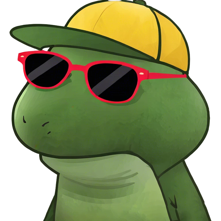 Doodle with sunglasses  emoji