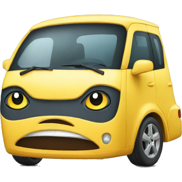 automobile emotion sad crying emoji