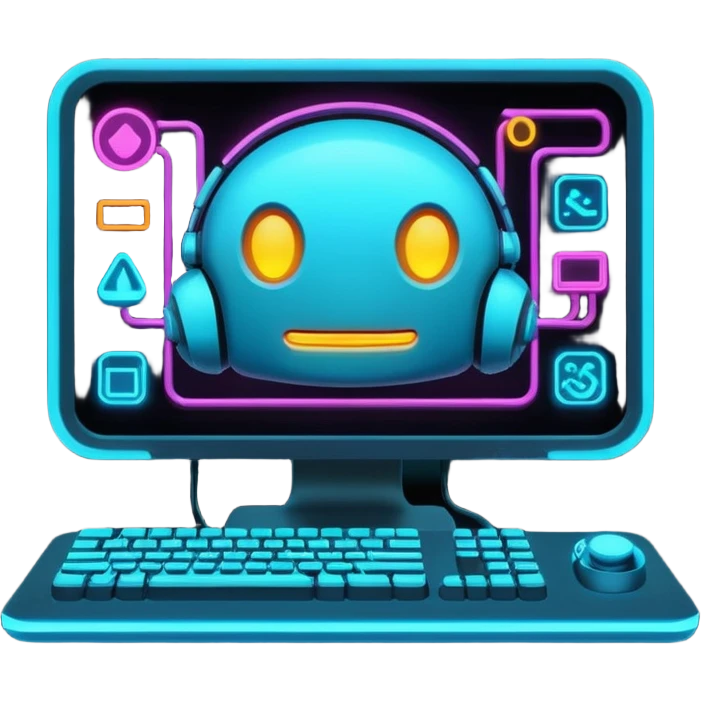 videogame on computer emoji
