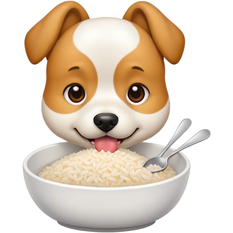 หมากินข้าว emoji