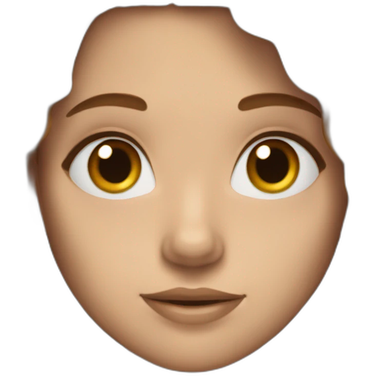 blue eyes brown wavey hair emoji