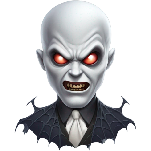 Spiderman as ghost vampire angry emoji