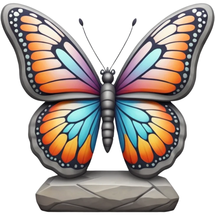 🗿🦋 emoji