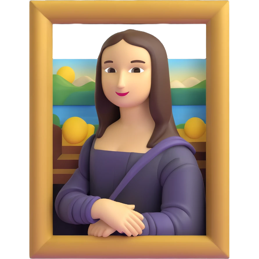Mona Lisa emoji