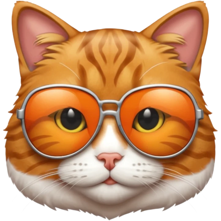 Cat wearing sunglasses emoji