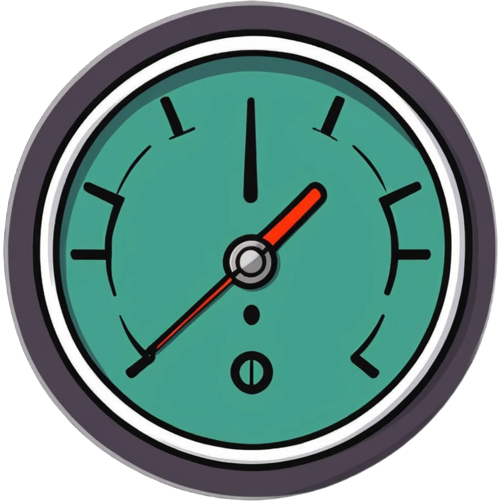 broken pressure gauge emoji