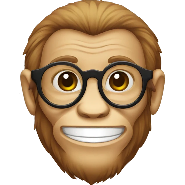 Capuchin money with Round glasses and face nerd emoji