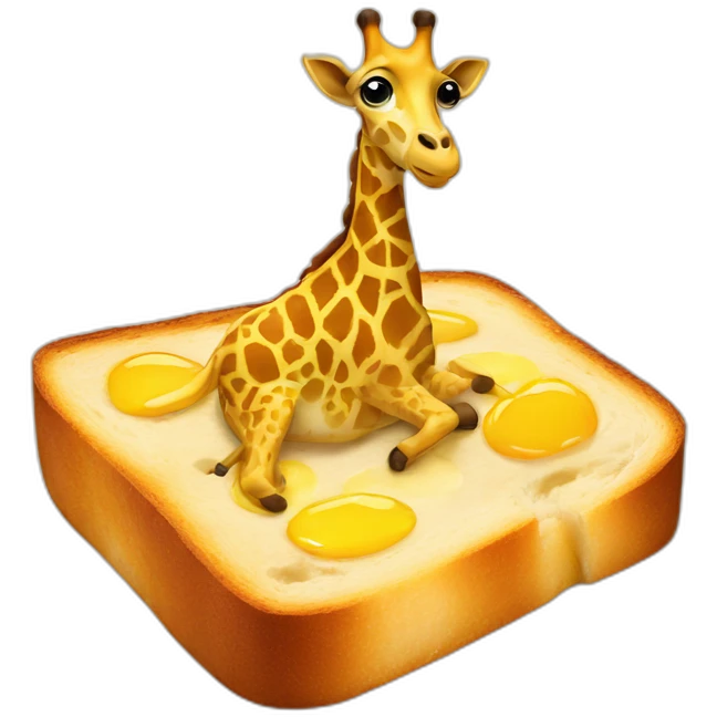 giraffe on toast emoji