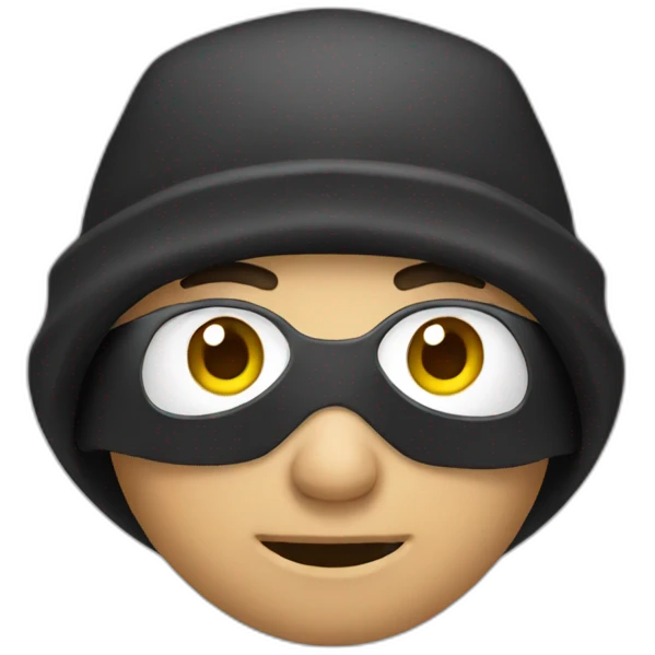 Burglar emoji