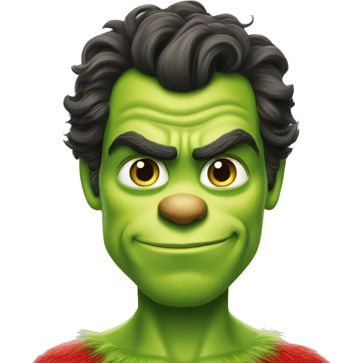 henry cavill as grinch emoji