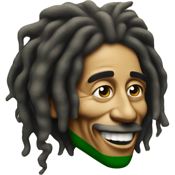 Bob marley smoke weed emoji
