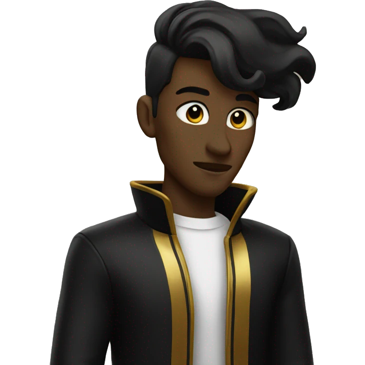CP black and gold emoji