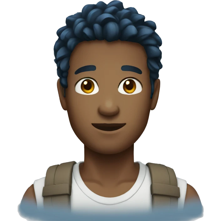 Avatar bleu emoji