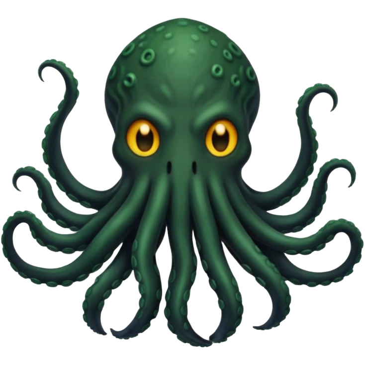black Cthulhu emoji
