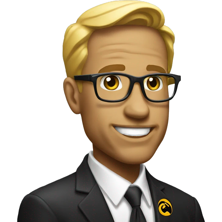Smart Iowa hawkeyes emoji