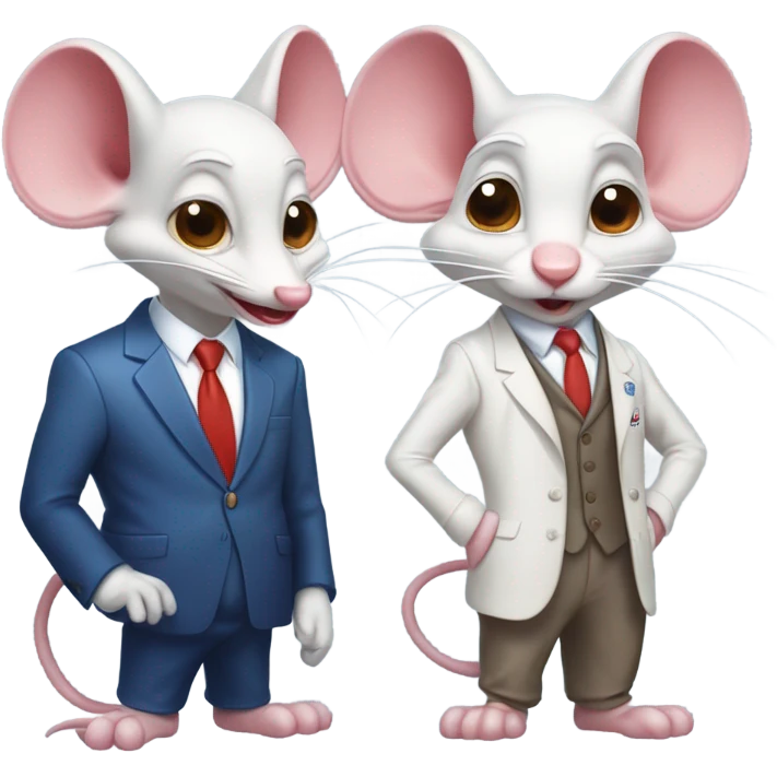 Pinky and the brain trump  emoji