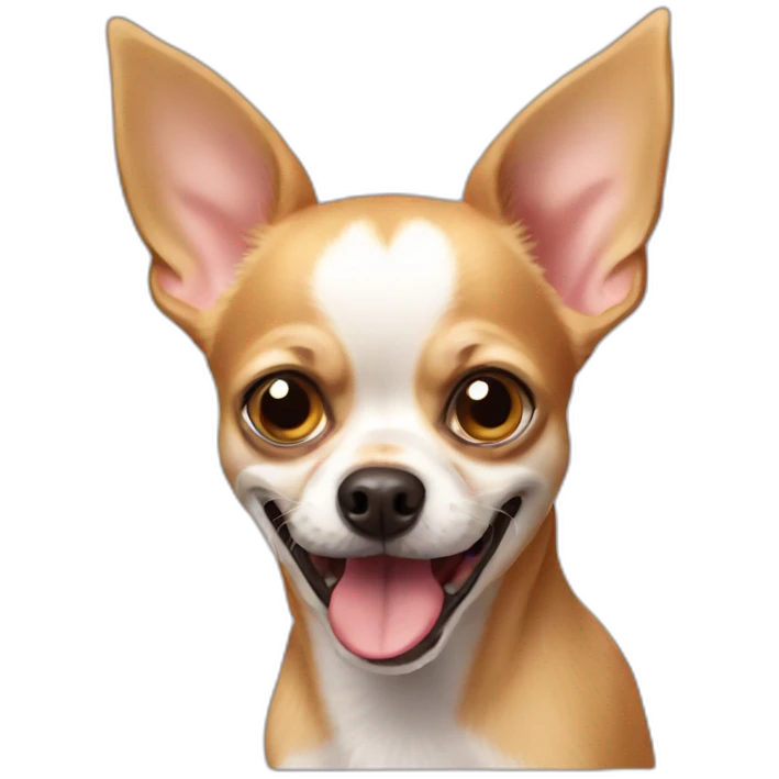 Crazy chihuahua emoji