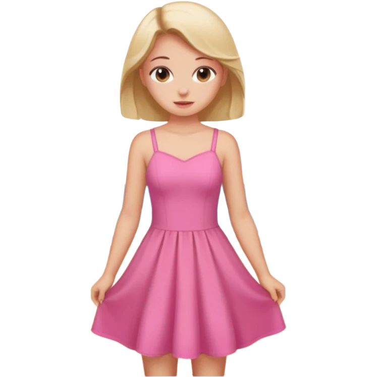 GIRL IN pink on the beach emoji