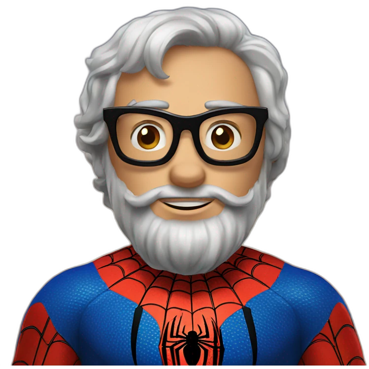 A spider man bear emoji