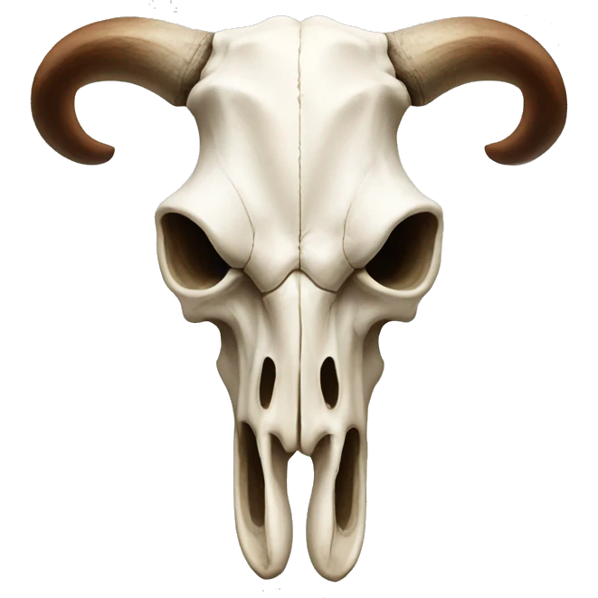 Longhorn skull emoji