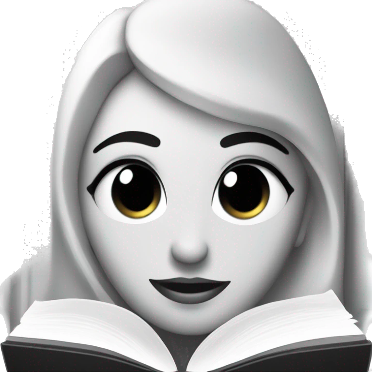 A book in black and white with the cover having written the text "vidya" emoji