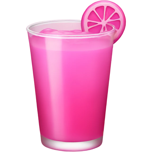Pink drink emoji