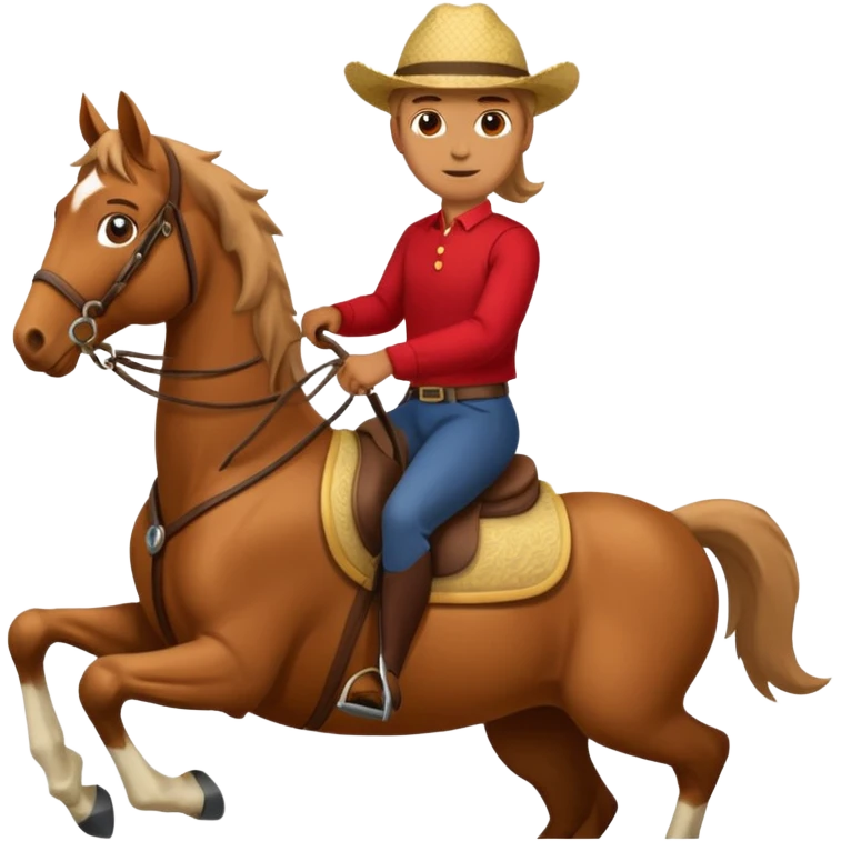 horse riding emoji