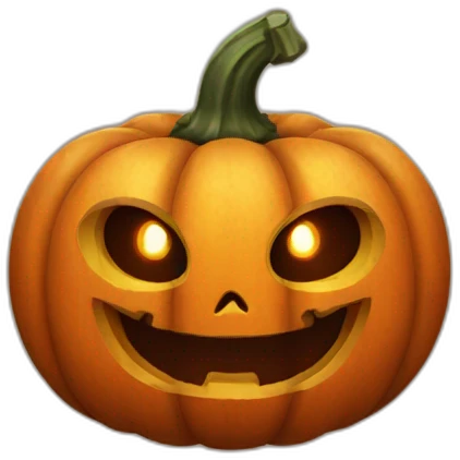 spooky friendly pumpkin emoji
