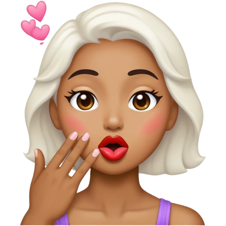 Blowing kiss emoji