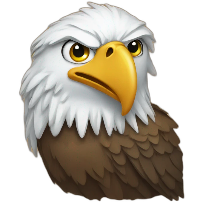 sick eagle emoji