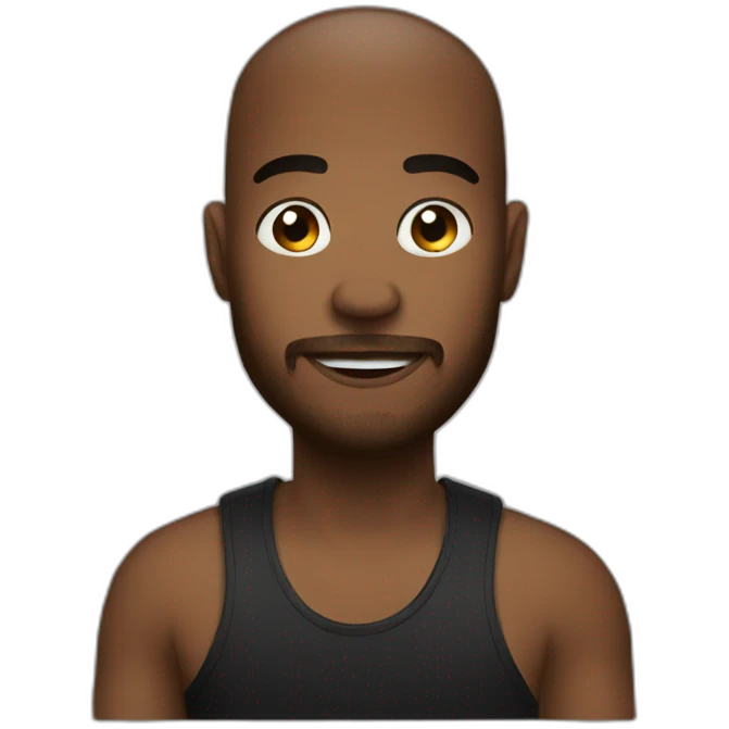 my friend black emoji