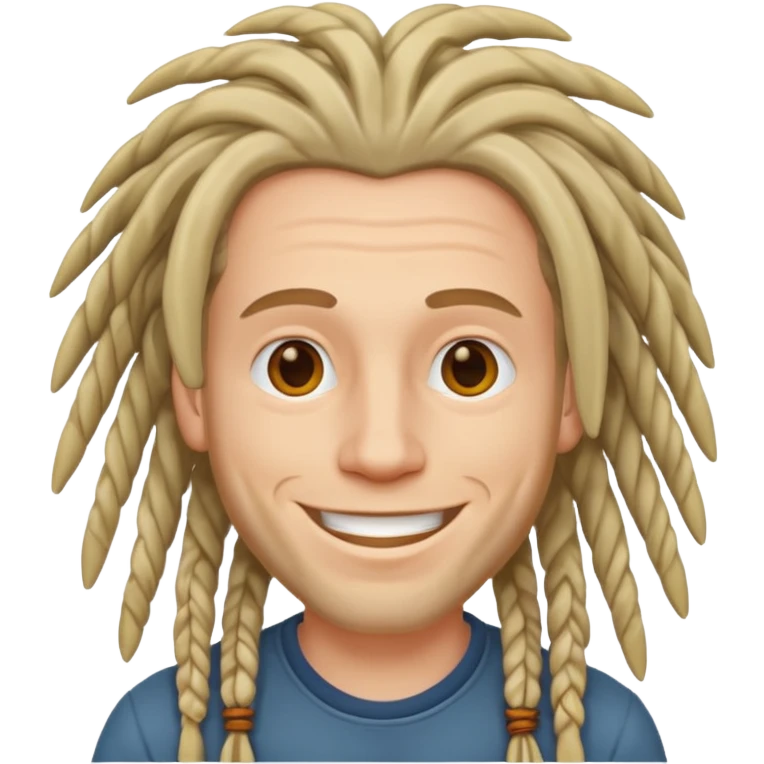 white man with dreadlocks emoji