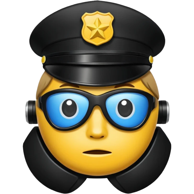 A police labeled CEP emoji