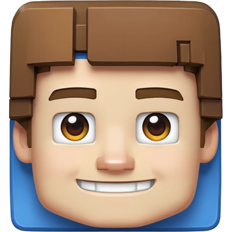 Steve Minecraft Block emoji