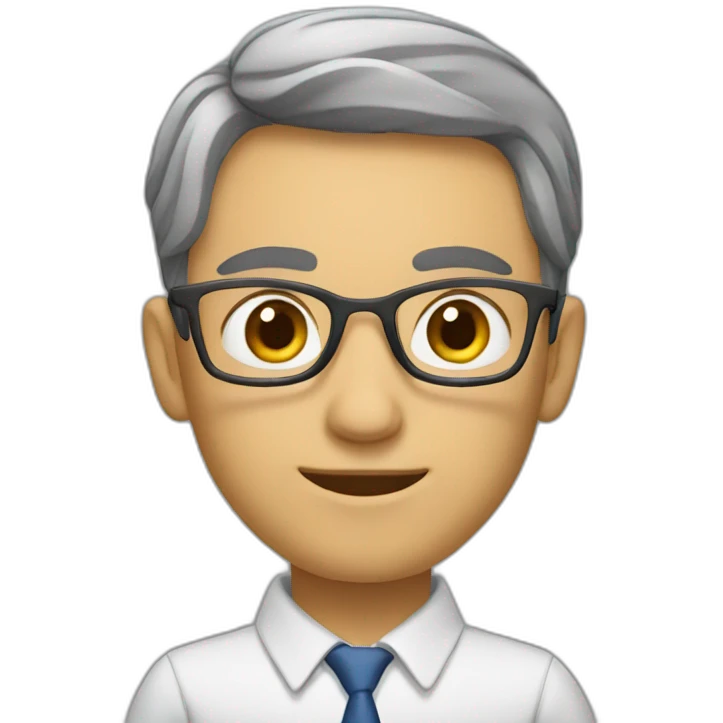 Motivated teacher of the furure emoji