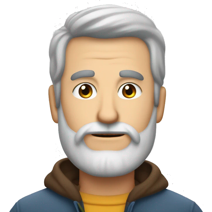 Kind mit Vater braune Augen Mann mit Bart und das knd Geist antonio emoji