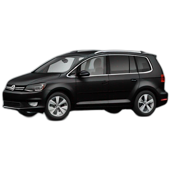 Black Volkswagen touran emoji