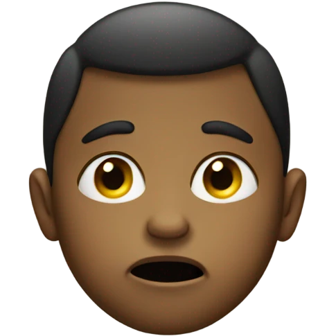 Boy with a booger emoji