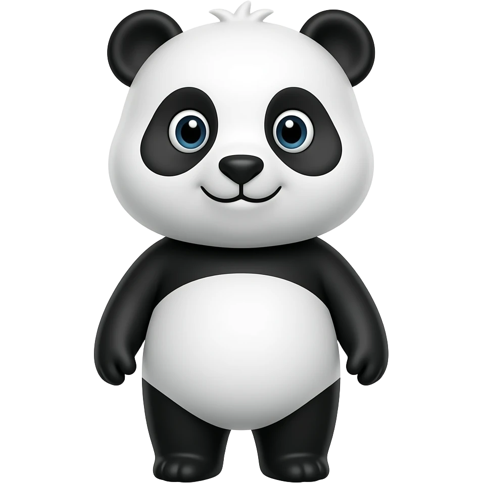 Cartoon panda or Found emoji