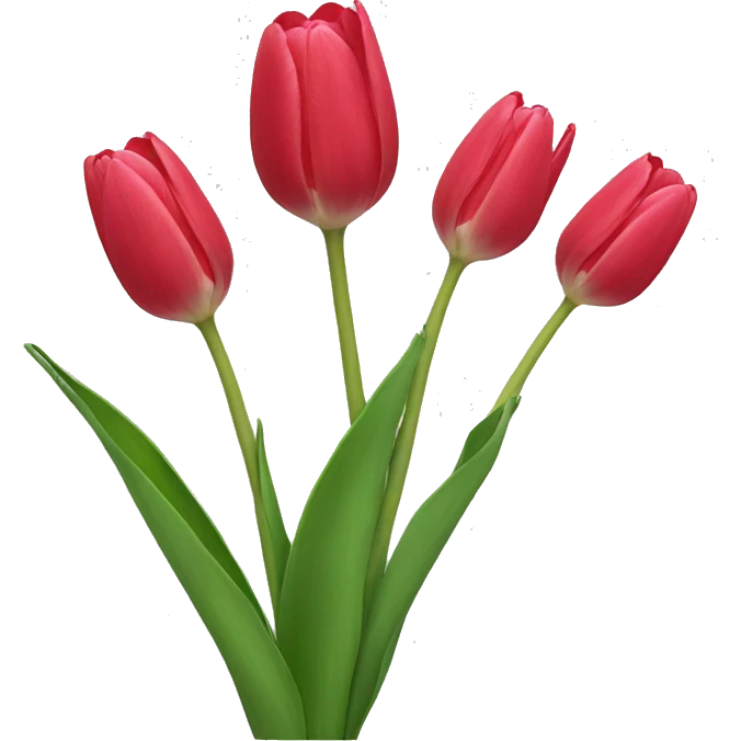Tulips emoji