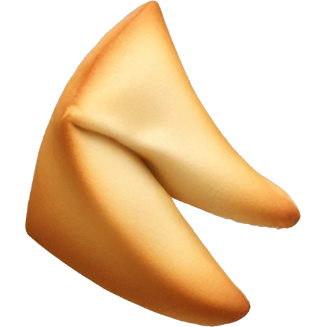 Fortune cookie emoji
