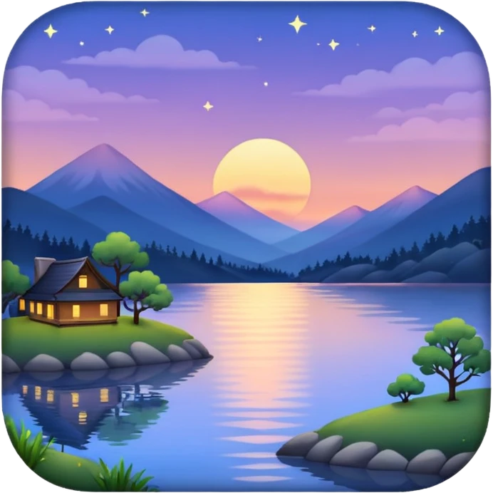 Restful evening  emoji