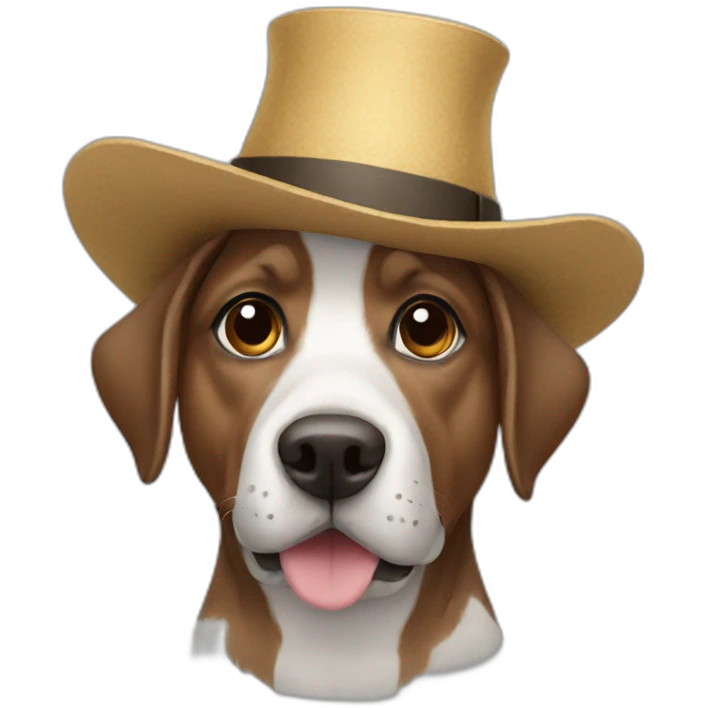 dog in a hat emoji