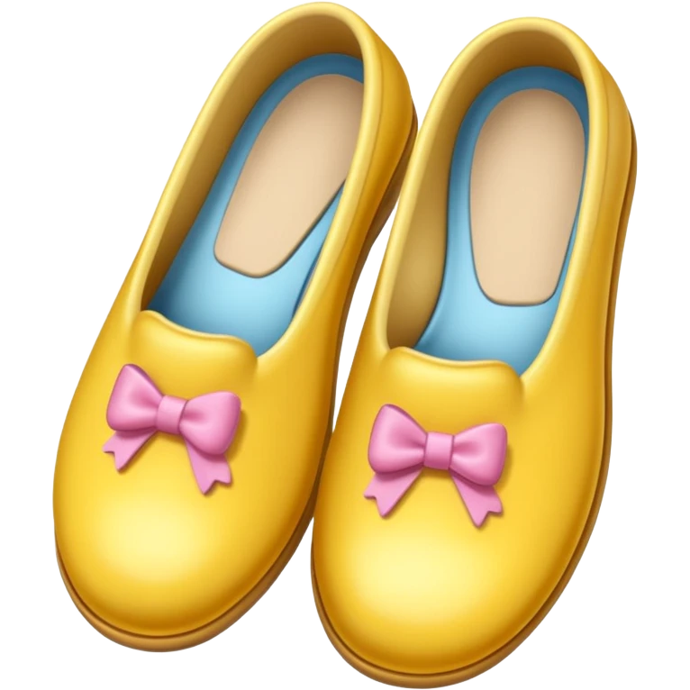 Butterbirne realistisch mit Hausschuh in der hand emoji