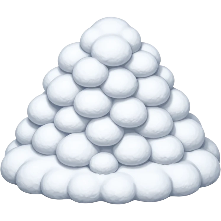  snow that accumulates on the roof of the house without the house emoji