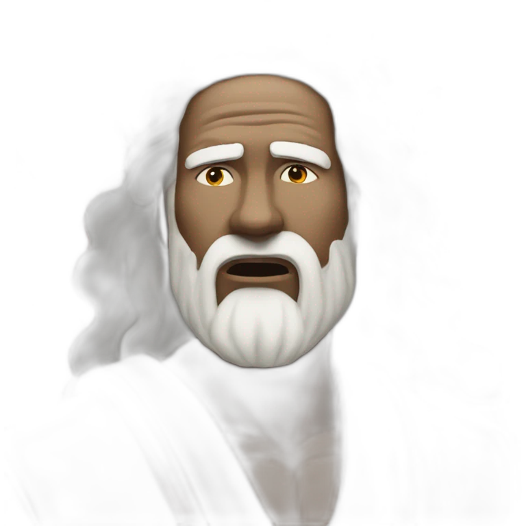 white moses parting the red sea emoji