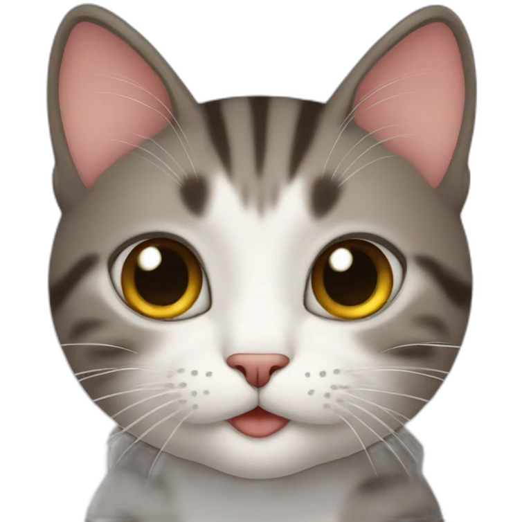 Cats fall in love  emoji