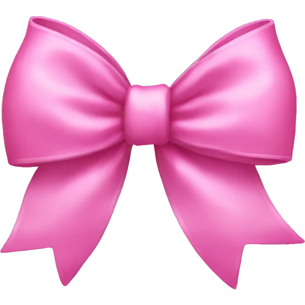 Pink bow emoji