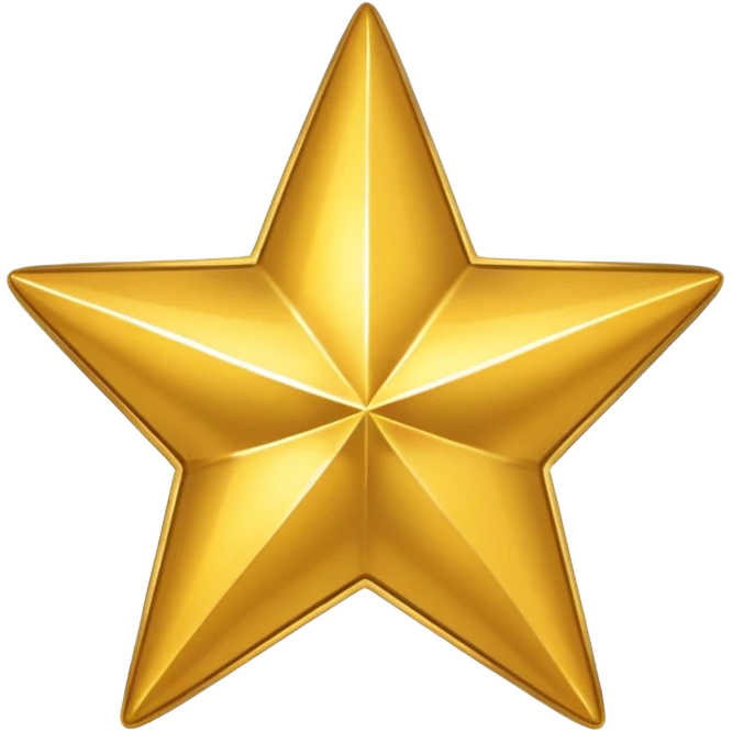 large gold star emoji