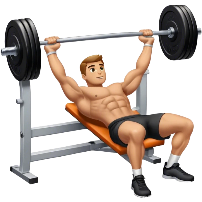 Using Dumbbells to Perform  Incline Bench Press emoji